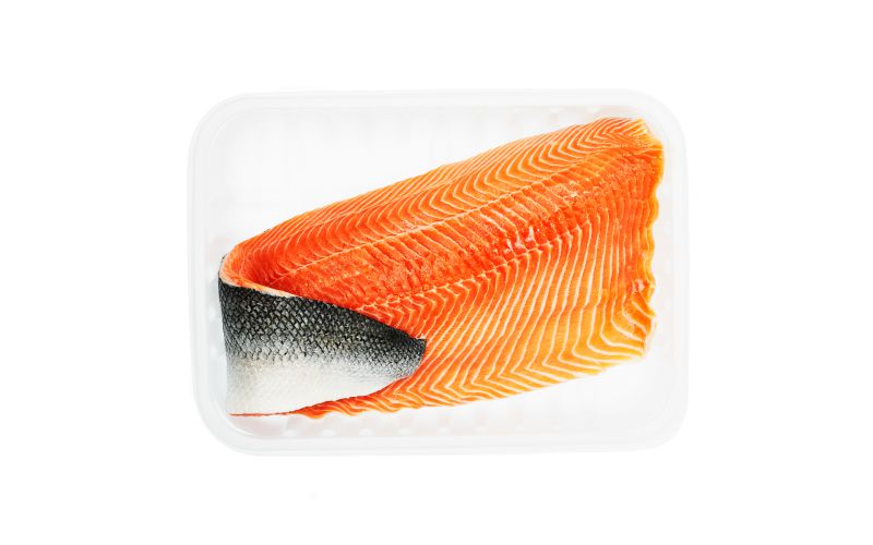 Skin On Pinbone In Farmed Scottish Salmon Filets